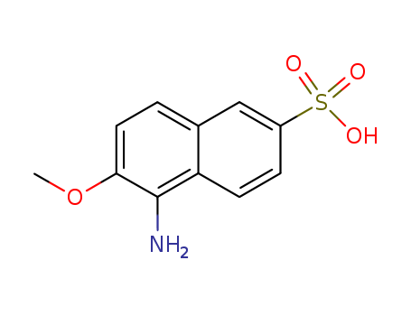 5-amino-6-methoxynaphthalene-2-sulphonic acid