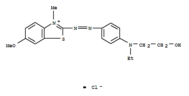 2-[[4-[ethyl(2-hydroxyethyl)amino]phenyl]azo]-6-methoxy-3-methylbenzothiazolium chloride