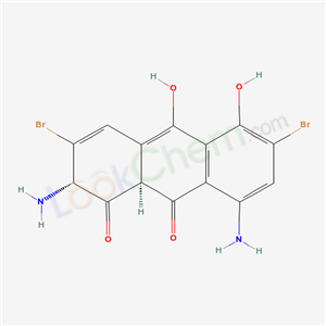 9,10-Anthracenedione, 1,8-diamino-4,5-dihydroxy-, brominated
