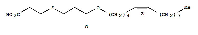 (Z)-3-[[3-(octadec-9-enyloxy)-3-oxopropyl]thio]propionic acid