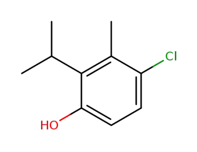 para chloro thymol vicinal