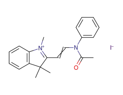2-(2-acetanilidovinyl)-1,3,3-trimethyl-3H-indolium iodide